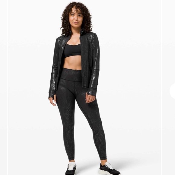 lululemon athletica Define Jacket *Shine - Black size 8 like new - Picture 4 of 15